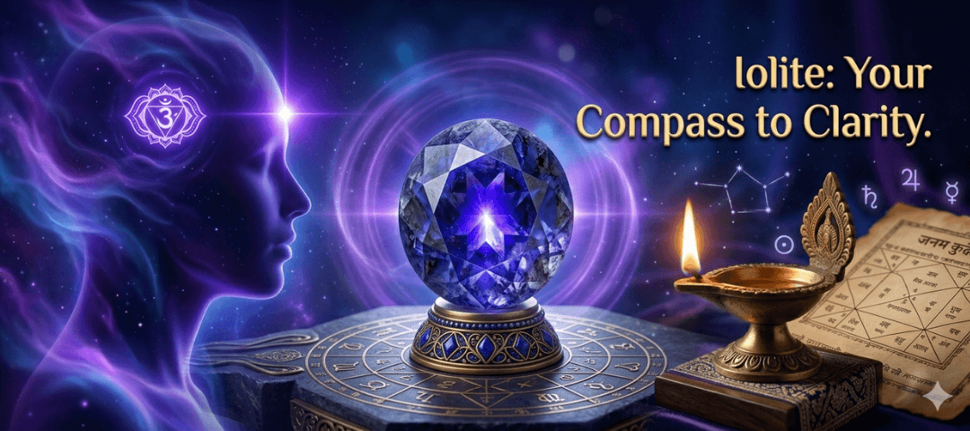 Iolite Stone Benefits – Vision, Clarity & Third Eye Activation