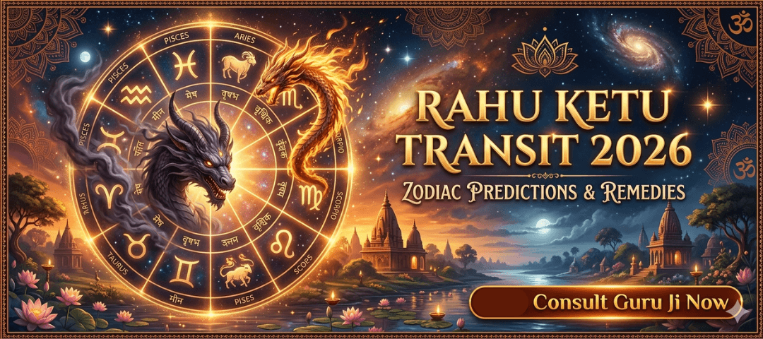Rahu Ketu Transit 2026 – Effects & Predictions for All Zodiac Signs