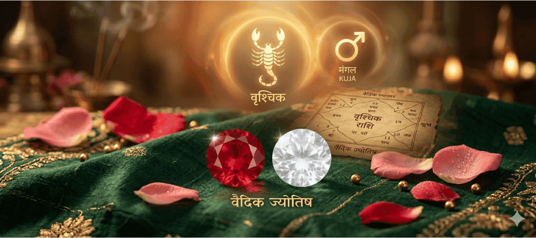 Vrischika Rashi Lucky Stone and Vrischika Rashi Gemstone Benefits