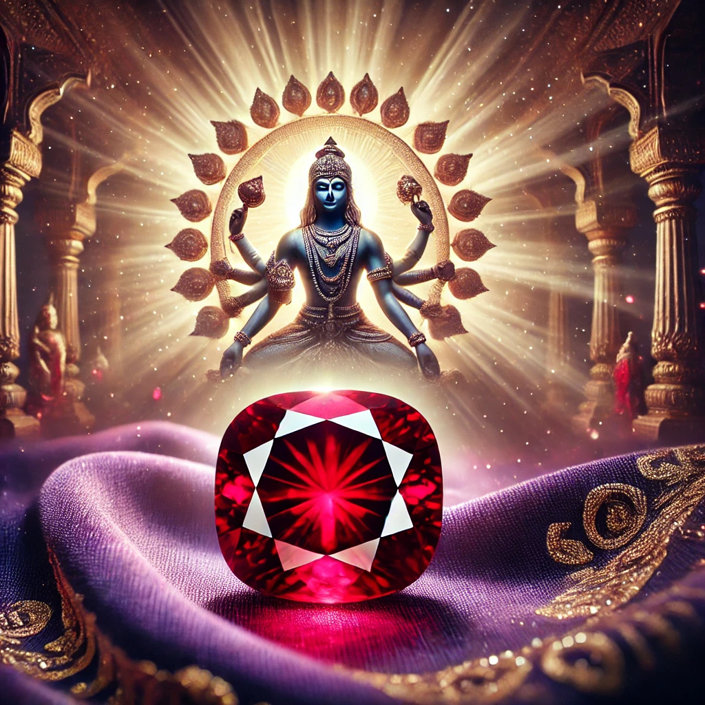 Ruby Stone With Mahath RAthnam